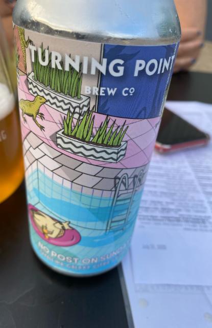 No post on sunday's 3.5%, Turning Point Brew Co., England