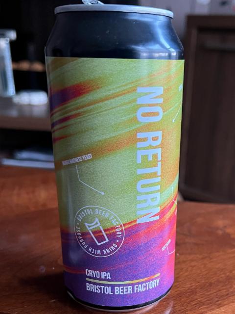 No Return 5.0%, Bristol Beer Factory, England