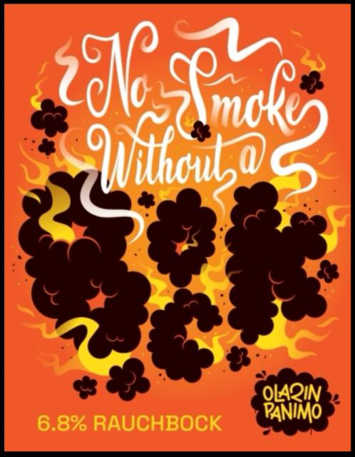 No Smoke Without a Bock 6.8%, Olarin Panimo, Finland