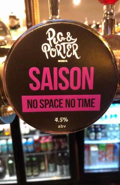 No Space No Time 4.5%, Pig & Porter Brewing Co., England