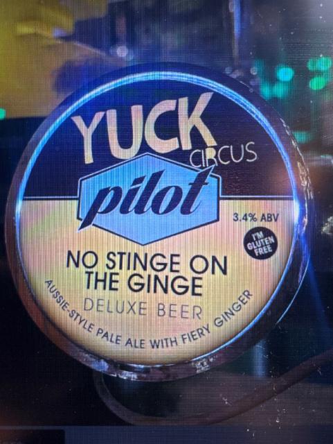 No Stinge On The Ginge 3.4%, Pilot, Scotland