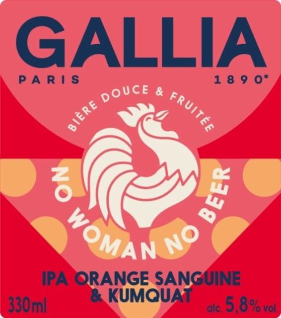 No Woman No Beer 5.5%, Gallia Paris (Heineken), France