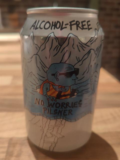 No Worries Pilsner 0.5%, Lervig Aktiebryggeri, Norway