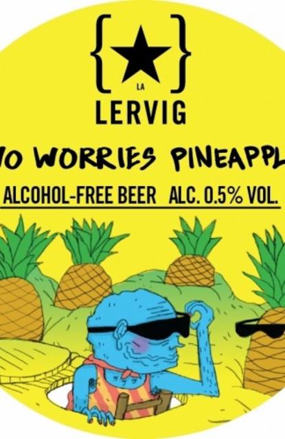 No Worries Pineapple 0.5%, Lervig Aktiebryggeri, Norway