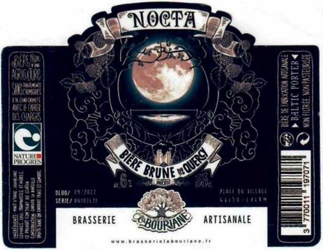 Nocta 6.0%, Brasserie La Bouriane, France