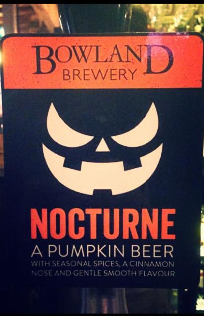 Nocturne 4.7%, Bowland Brewery, England