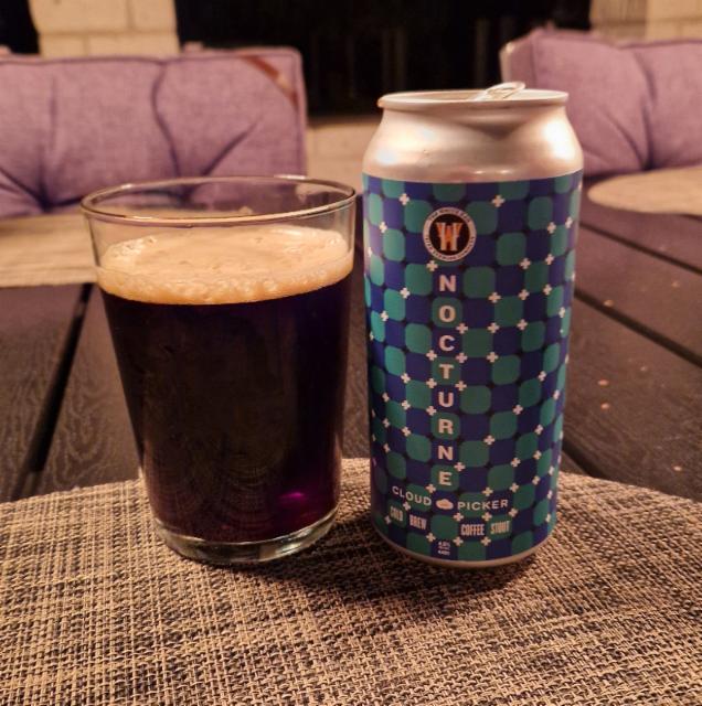 Nocturne Cold Brew Coffee Stout 4.5%, The White Hag Brewing Company, Ireland