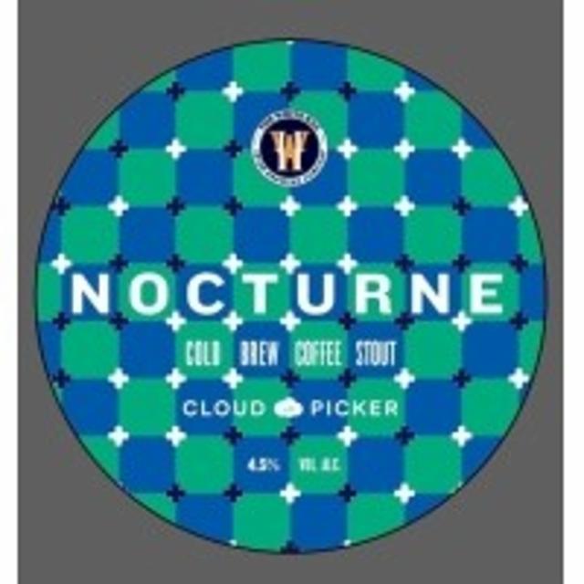 Nocturne Cold Brew Coffee Stout 4.5%, The White Hag Brewing Company, Ireland