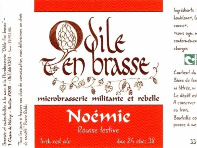 Noémie 4.8%, Odile T'En Brasse, France