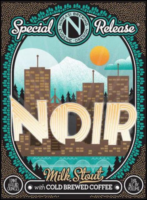 Noir 7.6%, Ninkasi Brewing Company, United States