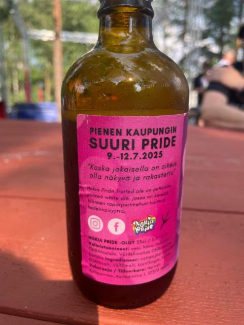 Nokia Pride Fruited Ale 5.0%, Narvan Kyläpanimo, Finland