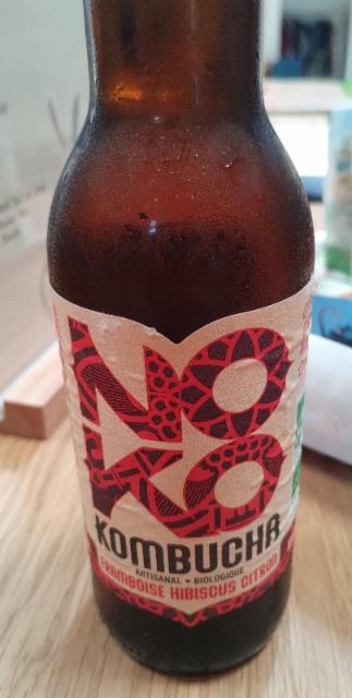 noko kombucha framboise 0.5%, Nord kombucha, France