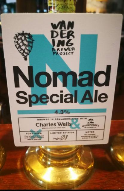 Nomad Special Ale 4.3%, Wandering Brewer Project, England