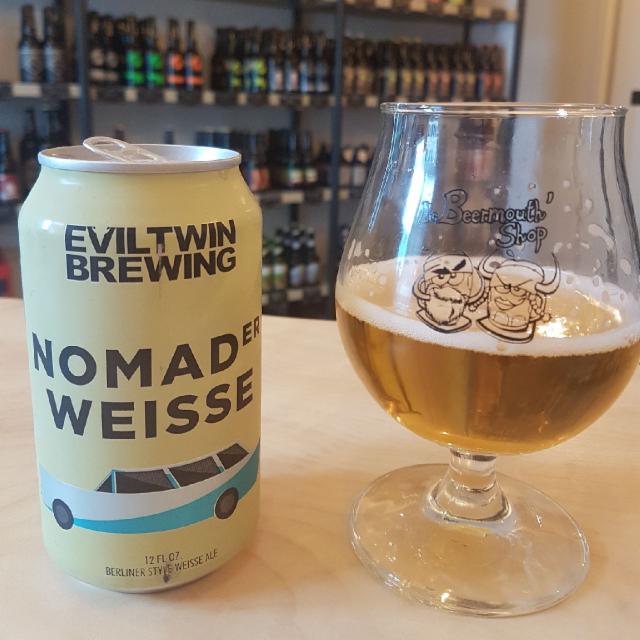 Nomader Weisse 5.0%, Evil Twin Brewing, United States