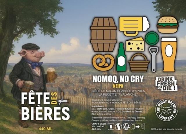 Nomoq, No Cry 6.0%, The Piggy Brewing Company, France