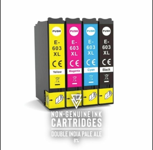 Non-Genuine Ink Cartridges 8.0%, Azvex Brewing Company, England