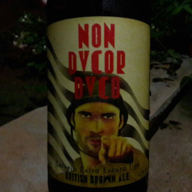 Non Dvcor Dvco British Brown Ale 4.7%, Mea Culpa Cervejaria, Brazil
