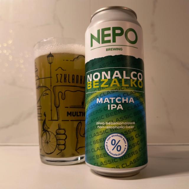 Nonalco Bezalko: Matcha IPA 0.0%, Nepo Brewing (Browar Nepomucen), Poland