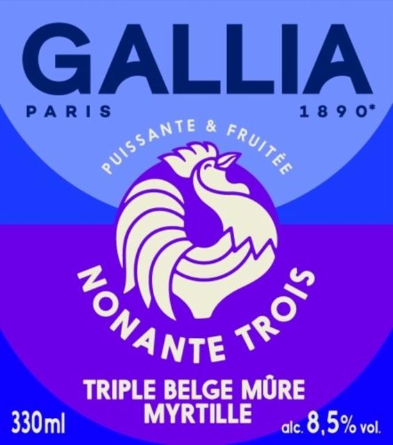 Nonante Trois 8.5%, Gallia Paris (Heineken), France