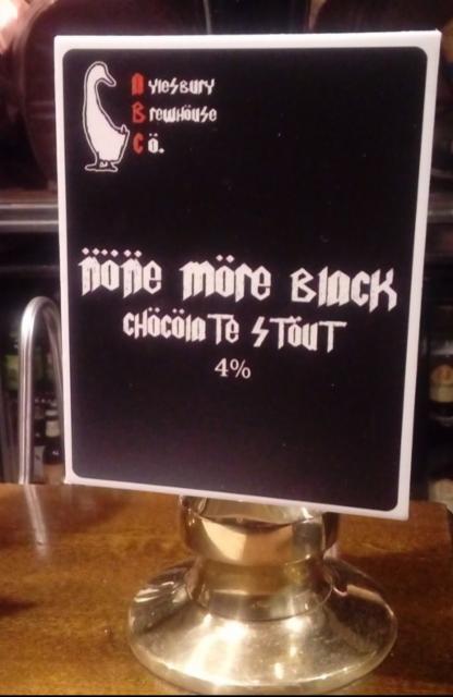 None More Black 4.0%, Aylesbury Brewhouse, England