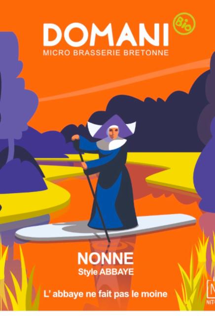 Nonne Style Abbaye 7.0%, Brasserie Domani, France