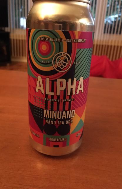 Nono ipa 3.1%, Brasserie Alpha, Canada