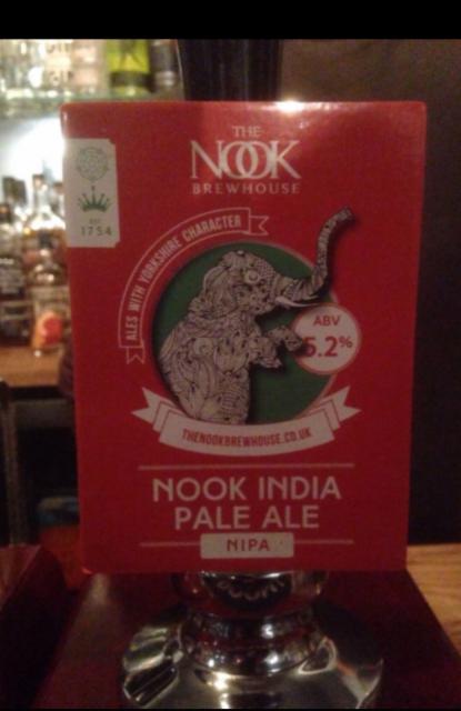 Nook India Pale Ale 5.2%, The Nook Brewhouse, England