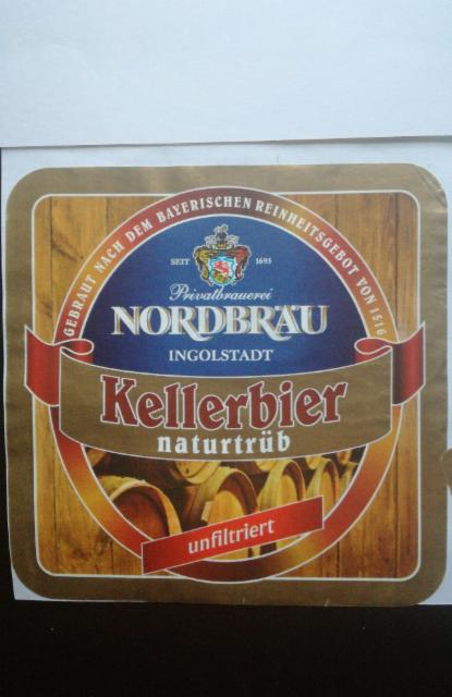 Nordbräu Kellerbier naturtrüb 5.4%, Nordbräu Ingolstadt, Germany