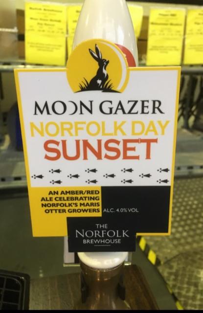 Norfolk Day Sunset 4.0%, Moon Gazer - Norfolk Brewhouse, England