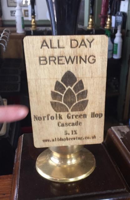 Norfolk Green Hop Cascade 5.1%, All Day Brewing Company, England