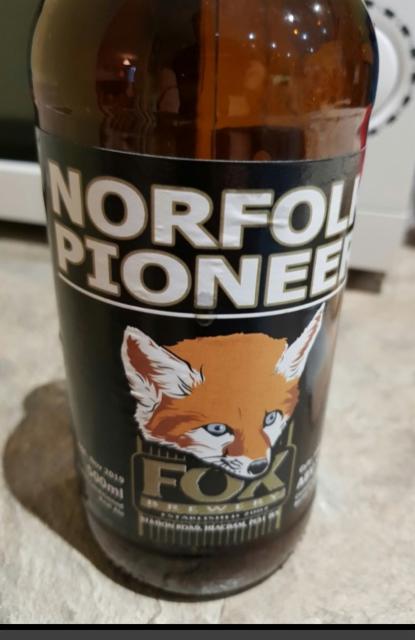 Norfolk Pioneer 5.2%, Fox Brewery, England