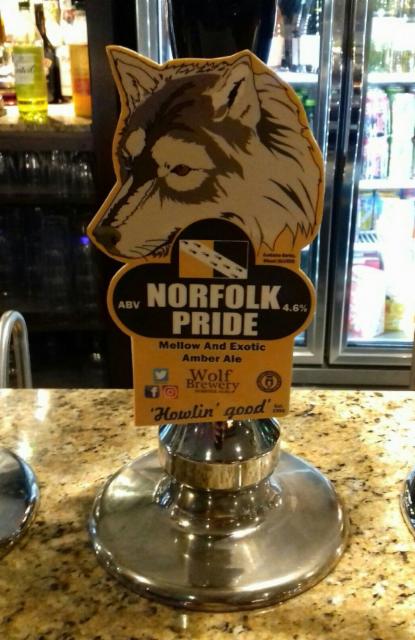 Norfolk Pride 4.6%, The Wolf Brewery, England