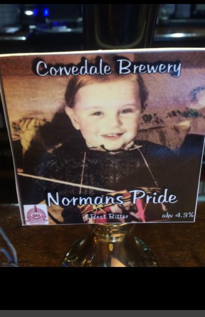 Normans Pride 4.3%, Corvedale Brewery, England