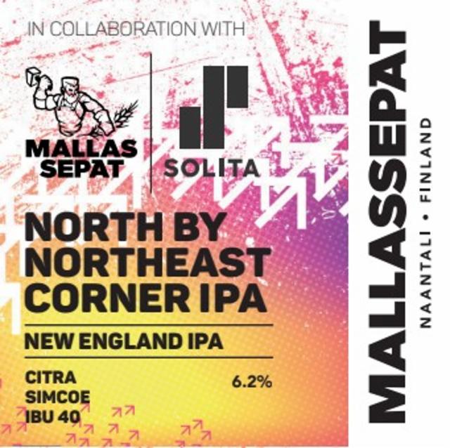 North By Northeast Corner IPA 6.2%, Mallassepät, Finland