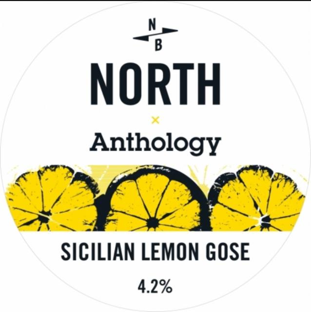 North x Anthology Sicilian Lemon Gose 4.2%, North Brewing Co., England