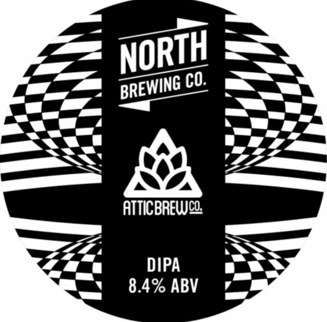 North X Attic DIPA 8.4%, North Brewing Co., England