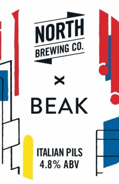 North X Beak Italian Pils 4.8%, North Brewing Co., England