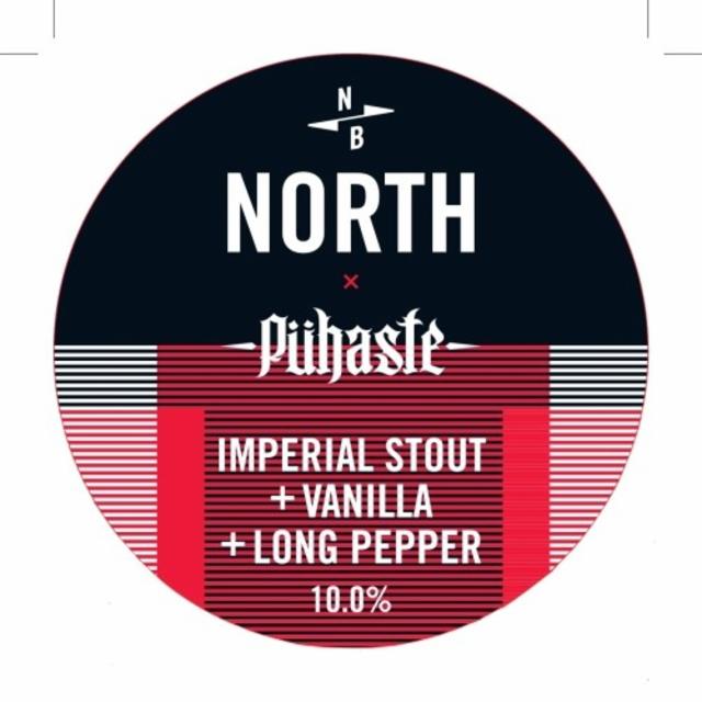 North X Pühaste Imperial Stout + Vanilla + Long Pepper 10.0%, North Brewing Co., England