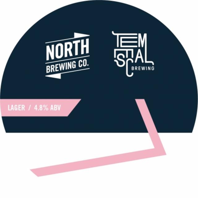 North X Temescal Lager 4.8%, North Brewing Co., England