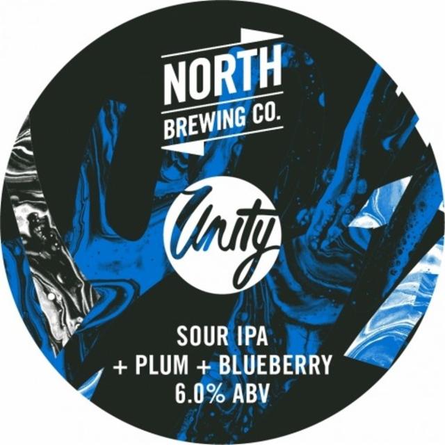 North X Unity Sour IPA + Plum + Blueberry 6.0%, North Brewing Co., England