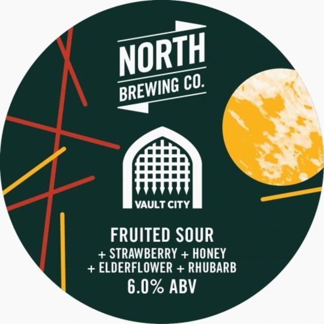 North X Vault City Fruited Sour 6.0%, North Brewing Co., England