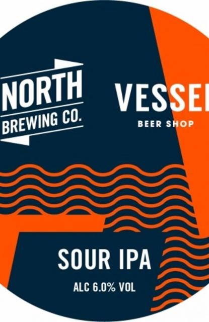 North X Vessel Beer Shop Sour IPA 6.0%, North Brewing Co., England