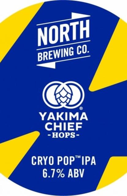 North X Yakima Chief Cryo Pop IPA 6.7%, North Brewing Co., England