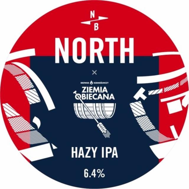 North X Ziemia Obiecana Hazy IPA 6.4%, North Brewing Co., England