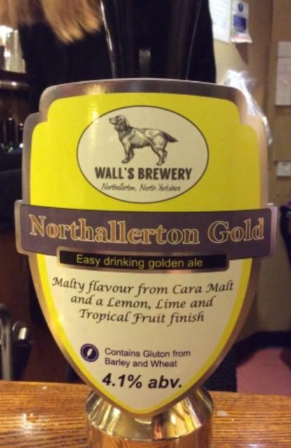 Northallerton Gold 4.1%, Wall's County Town Brewery, England