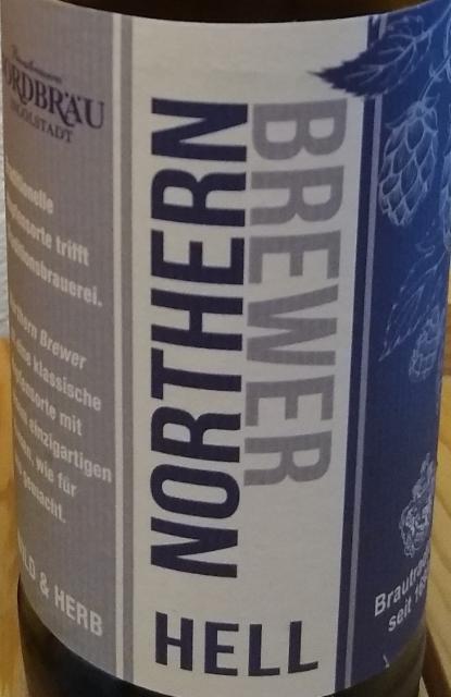 Northern Brewer Hell 5.0%, Nordbräu Ingolstadt, Germany