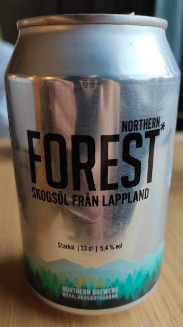 Northern Forest 5.4%, Northern Brewers Norrlandsbryggarna, Sweden