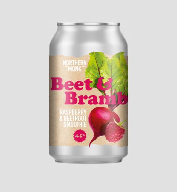 Northern Garden // Beet & Bramble // Raspberry & Beetroot Smoothie 4.5%, Northern Monk Brew Co., England