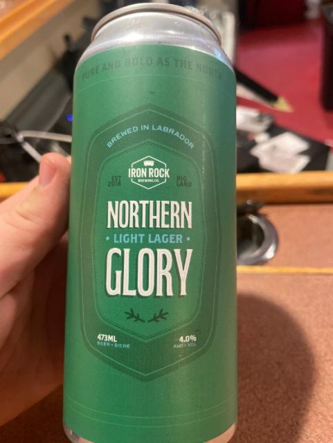 Northern glory, Iron Rock Brewery