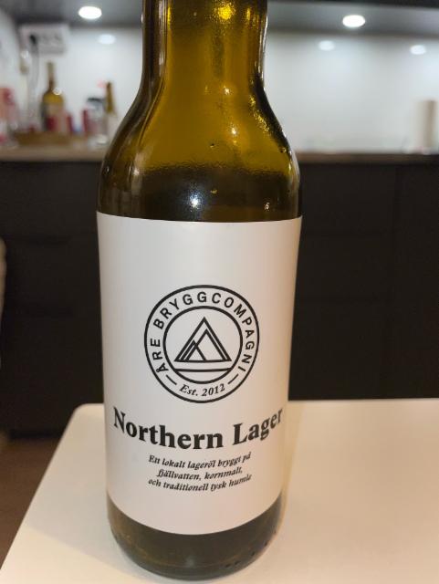 Northern lager folköl 3.5%, Åre Bryggcompagni, Sweden